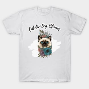 Cat-tivating Blooms T-Shirt